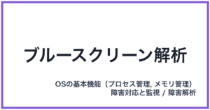 ブルースクリーン解析