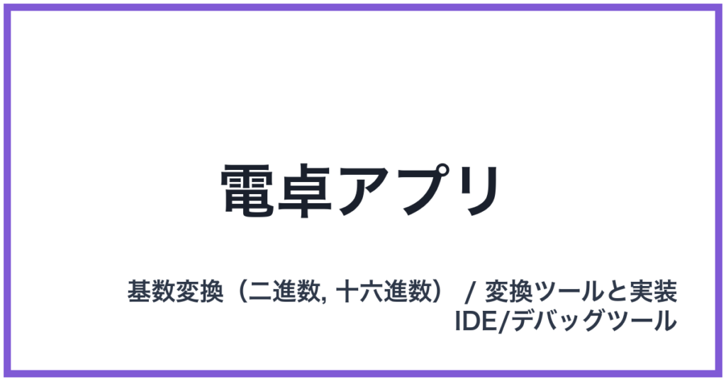 電卓アプリ