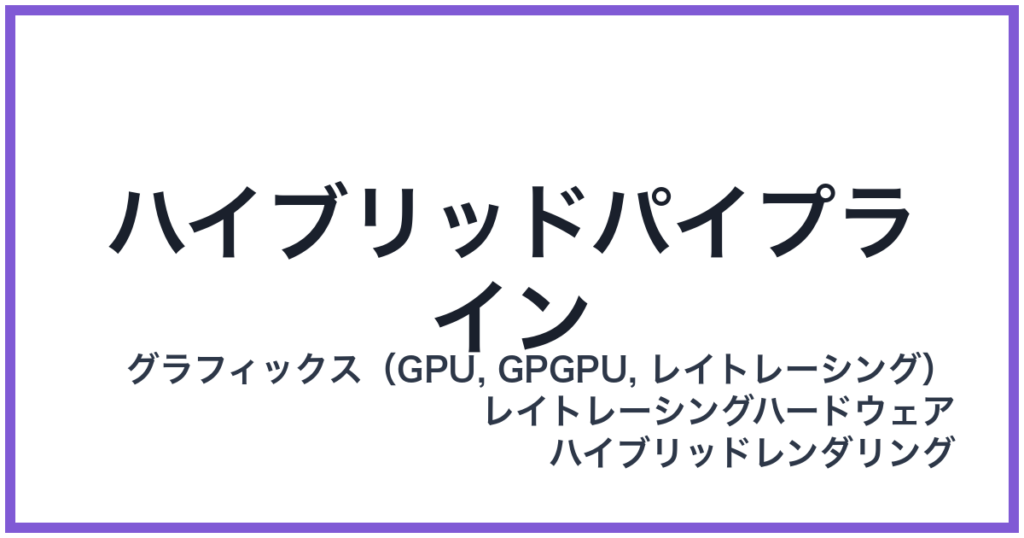 ハイブリッドパイプライン