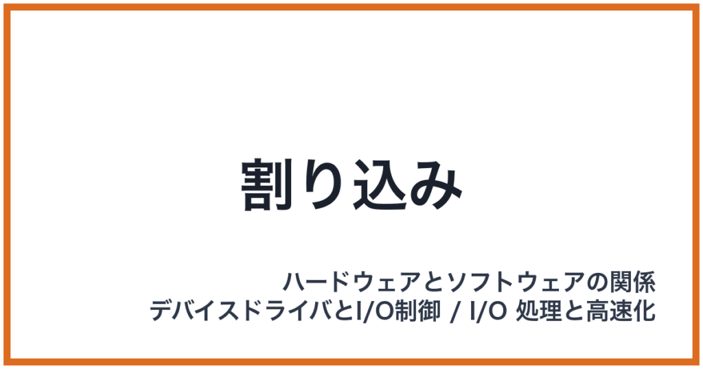 割り込み