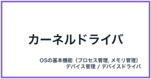 カーネルドライバ