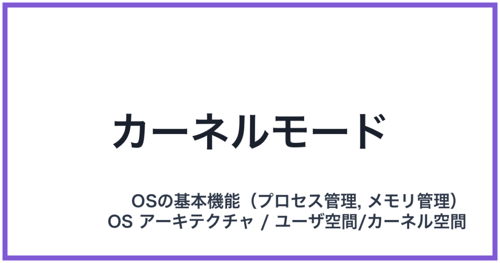 カーネルモード