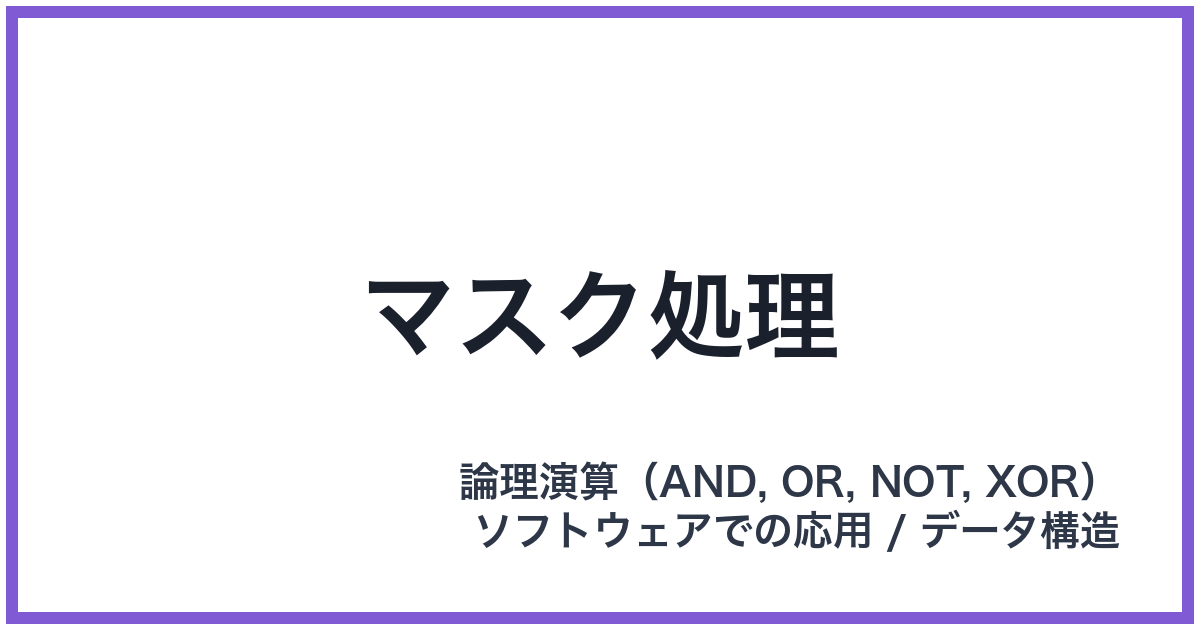 マスク処理
