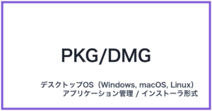 PKG/DMG(パッケージ/ディーエムジー)
