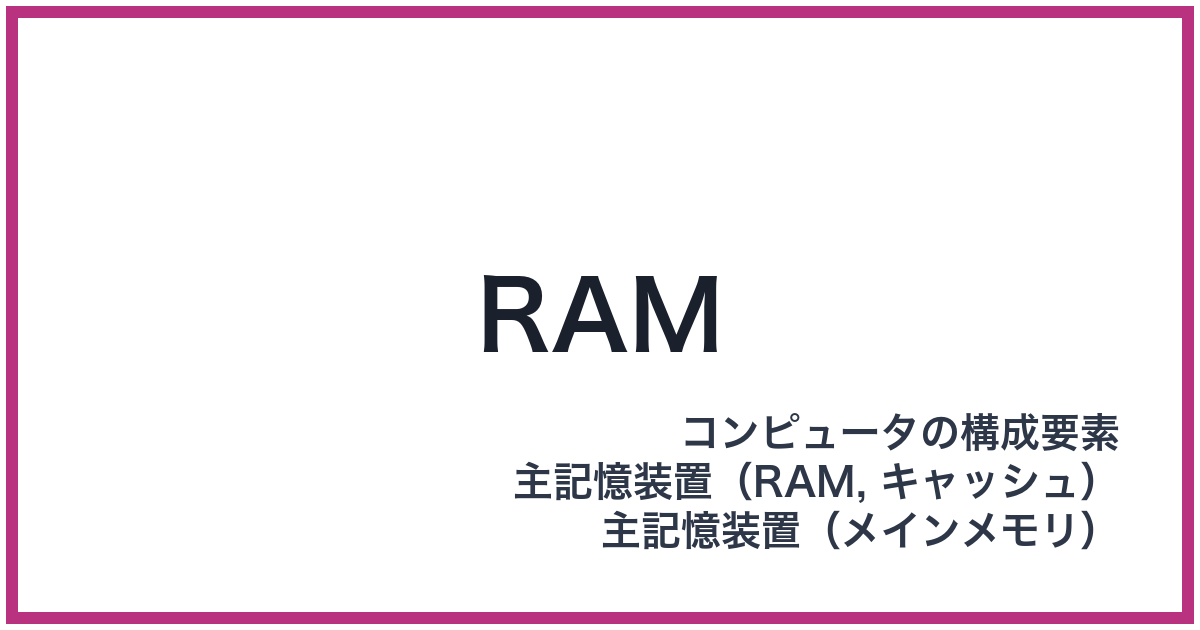 RAM（ラム）