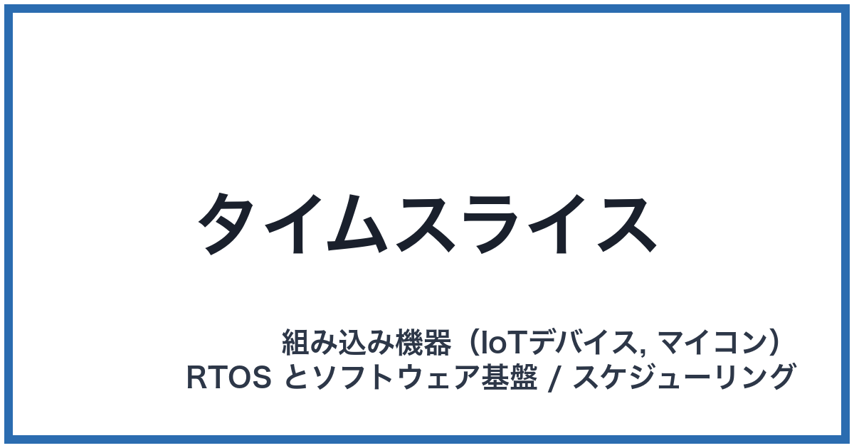 タイムスライス