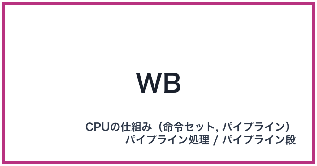 WB（ダブリュービー）