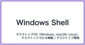 Windows Shell(ウィンドウズシェル)