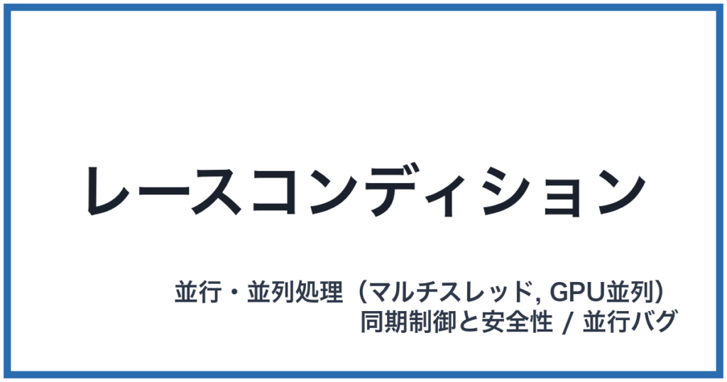 レースコンディション