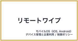 リモートワイプ