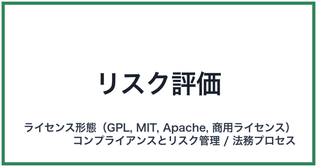 リスク評価