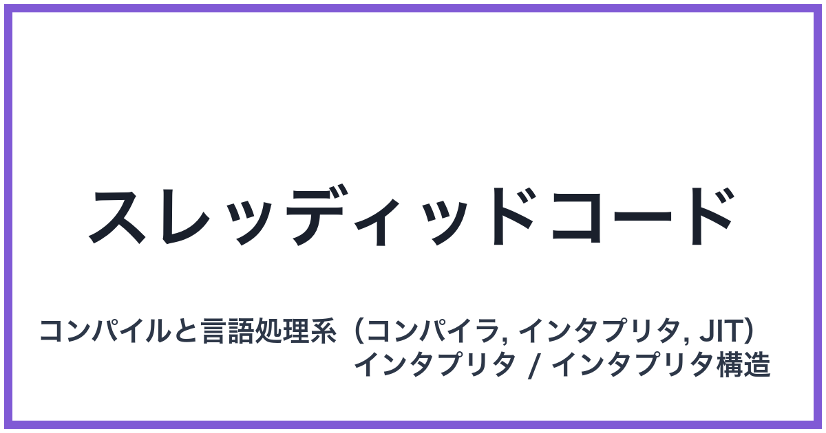 スレッディッドコード