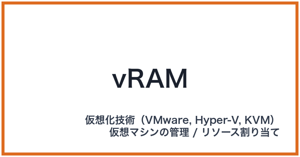vRAM（ブイラム）